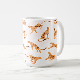 Tasse à motif de guépard