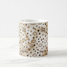Tasse à motif doodle Stay Cozy