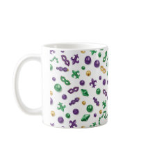Tasse à motif festif Mardi Gras