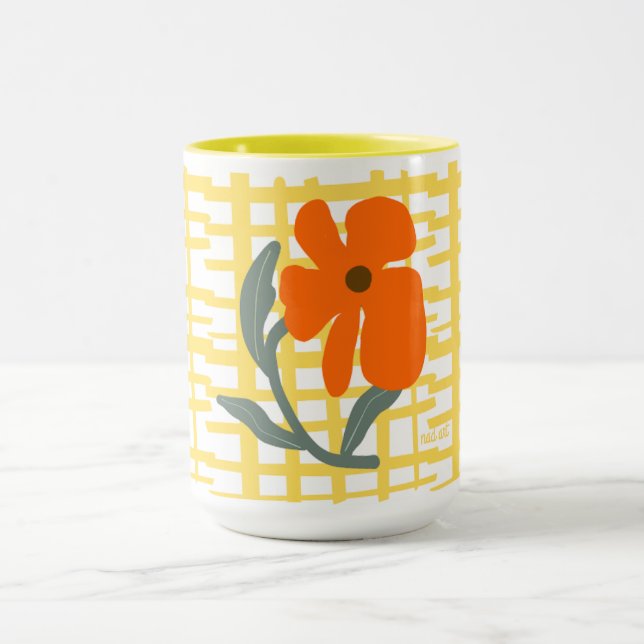 Tasse à motif floral (Centre)