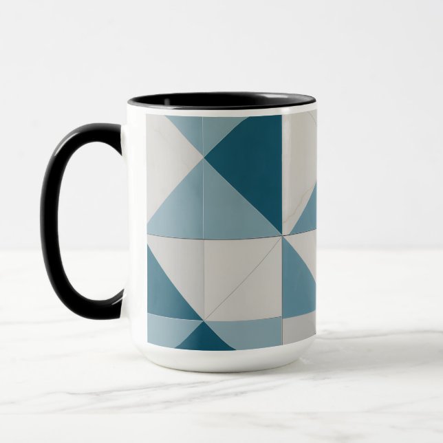 Tasse à motif géométrique (Gauche)