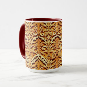 Tasse à motif islamique tissé   Tons terreux tacti