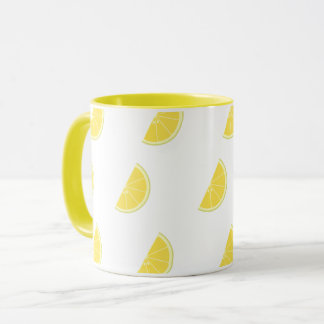 Tasse à motif tranche de citron