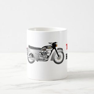 Tasse à moto Triumph T100A classique