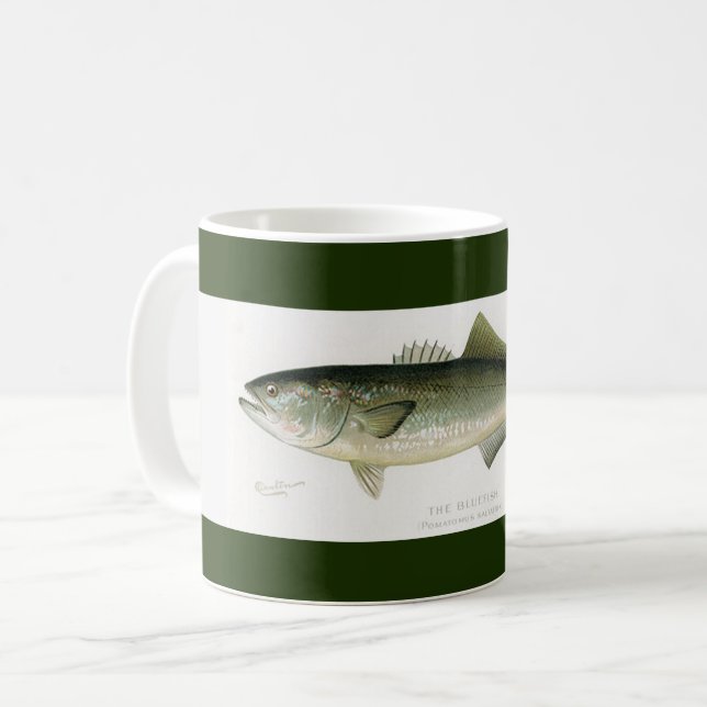Tasse à rayures de pêcheur de tassergal (Devant gauche)