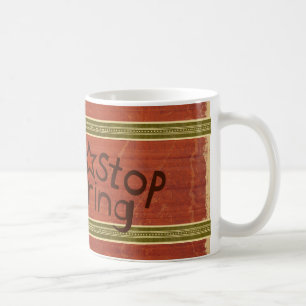 Tasse à rayures vertes rouille Never Stop Explorin