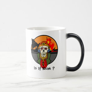 Tasse à rhum de pirate drôle   Cadeau humoristique