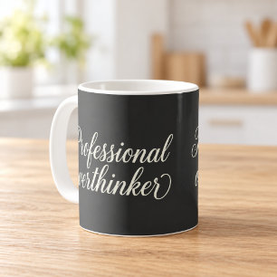 Tasse à script élégant pour repensseur professionn