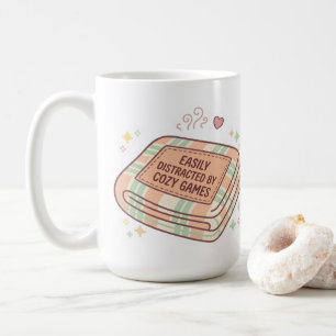 Tasse à serviette pastel « Facilement distrait par