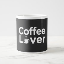 Tasse à typographie gras pour amateur de café - Mi