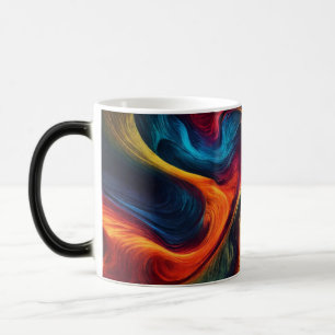Tasse à vague d'énergie de morphing abstrait inten