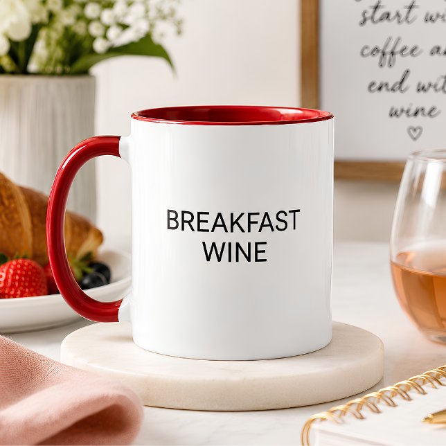 Tasse à vin drôle pour petit-déjeuner Cadeau pour  (Créateur téléchargé)