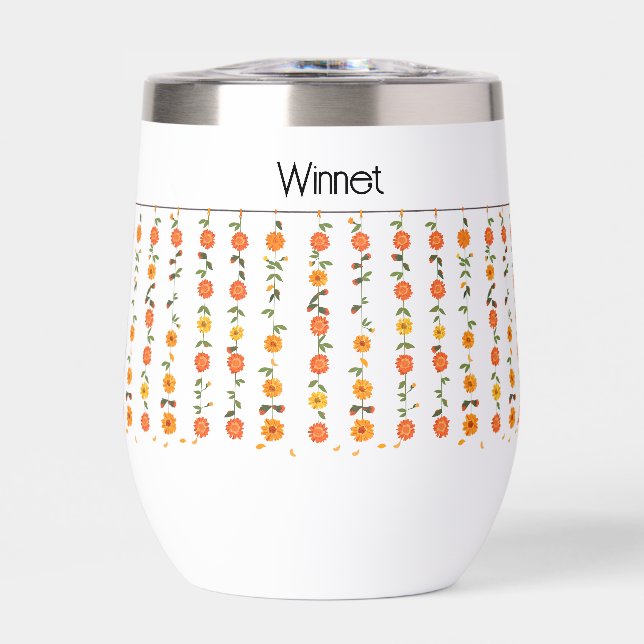 Tasse à vin Guirlande de Souci (Avant)