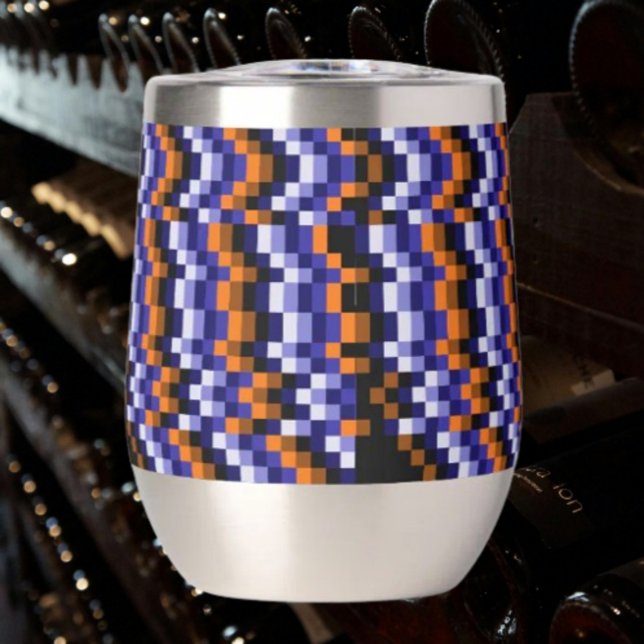 Tasse à vin sans pied en Pixel Art – Vibes Rétro (Créateur téléchargé)