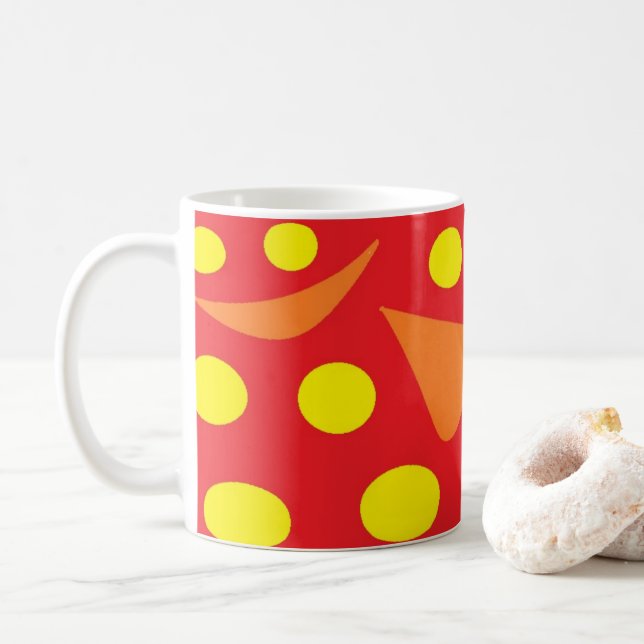 Tasse :  Abstrait : Couleur des pensées (Avec donut)
