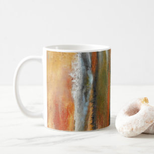 Tasse abstraite de couches de la terre