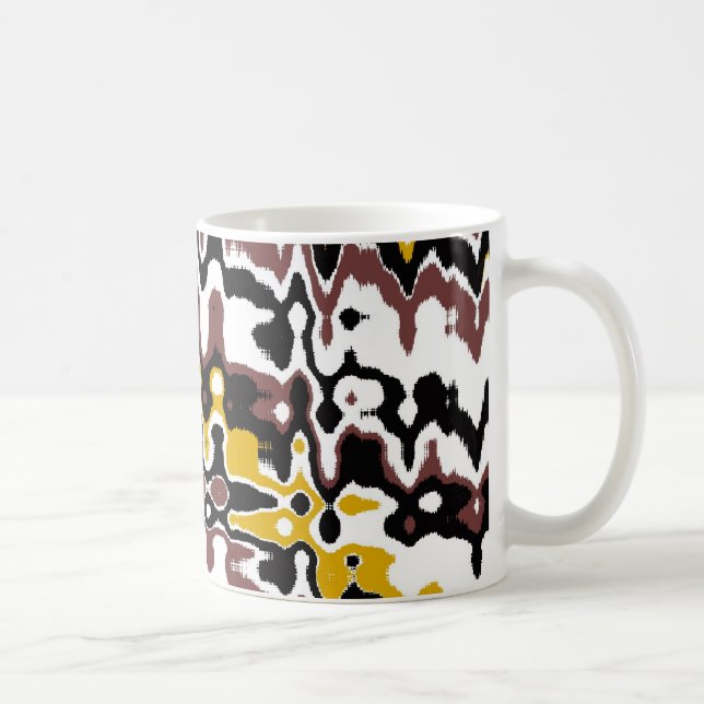 Tasse abstraite de motif (Droite)