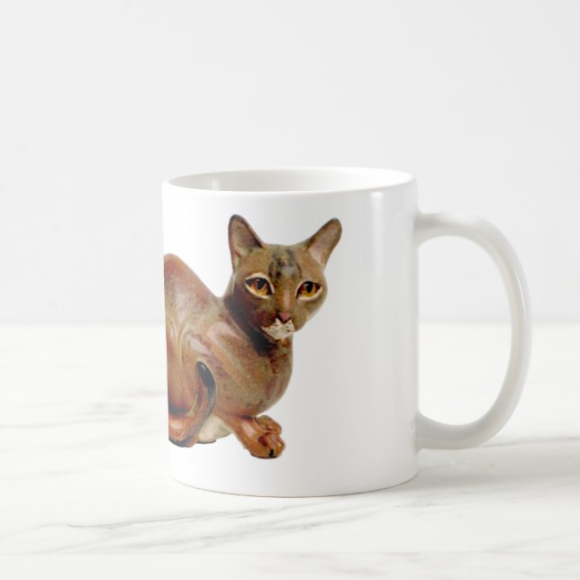 Tasse abyssinienne de chat d'abbaye (Droite)