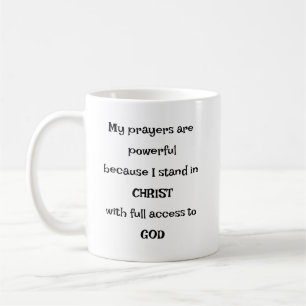 Tasse Accès Audacieux à Dieu par la Prière