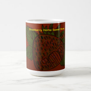 Tasse Accueil Doux Maison Fraise