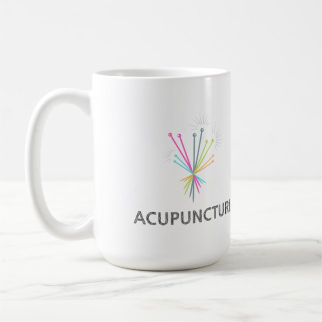 Tasse Acupuncture, cadeau acupuncteur  (Gauche)