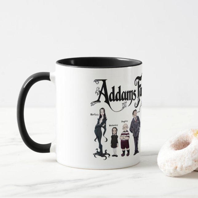 Tasse Adams family (Avec donut)