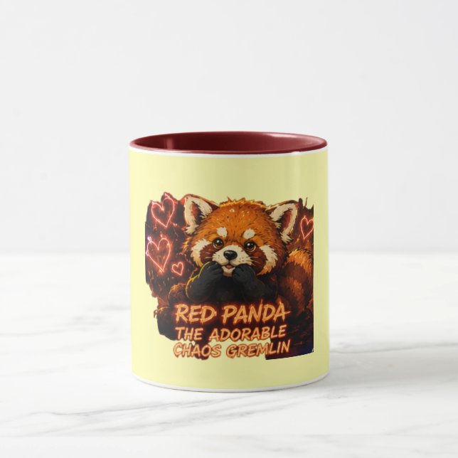 Tasse « Adorable Chaos Gremlin » Panda roux (Centre)
