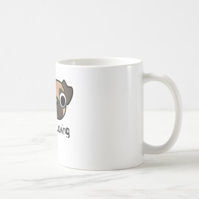 Tasse affectueuse de carlin (Droite)