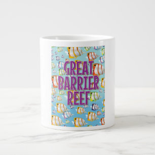 Tasse Affiche de voyage dessin animé de la Grande Barriè