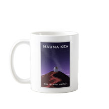 Tasse Affiche Rétro Ciel Étoilé Mauna Kea