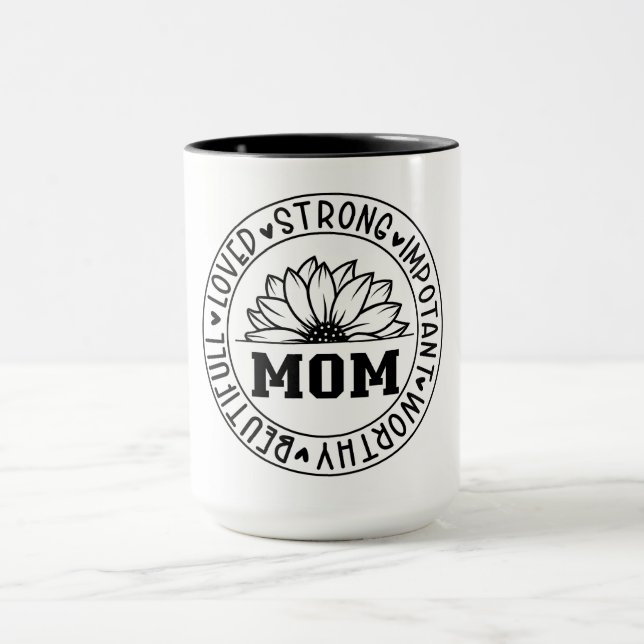 Tasse Affirmation Circle MAMAN (Centre)