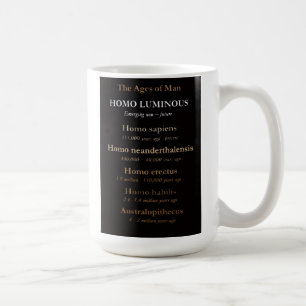 Tasse Âges de l'Homme 11 Oz ou 15 Oz