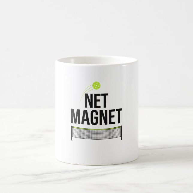 Tasse aimantée drôle pour filet de Pickleball (Centre)