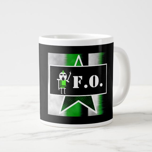 Tasse Alien Furieux [ SKULLien ]  (Devant droit)