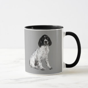 Tasse allemande de chiot d'indicateur aux cheveux