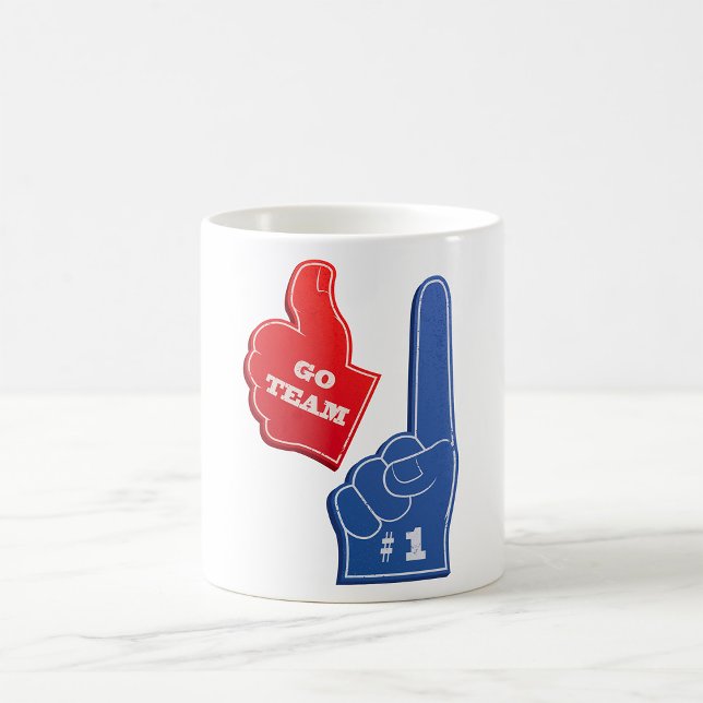 Tasse Allez l'équipe (Créateur téléchargé)