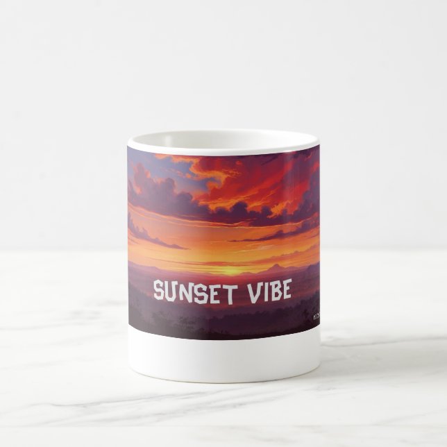 TASSE AMBIANCE COUCHER DE SOLEIL (Centre)