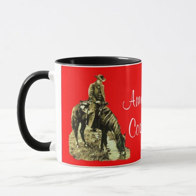 TASSE AMÉRICAINE DE COWBOY (Gauche)