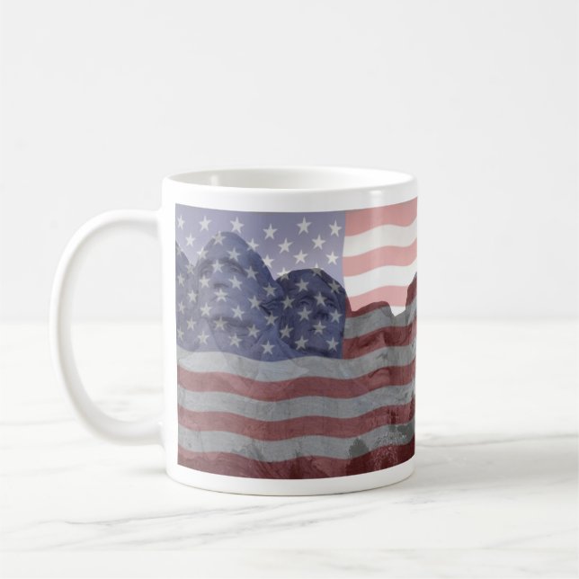 Tasse américaine de drapeau de citoyenneté (Gauche)
