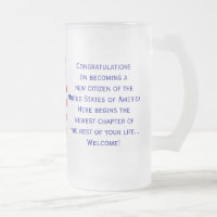 Tasse américaine de drapeau de citoyenneté