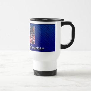 Tasse américaine de voyage de fierté