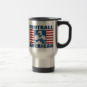 Tasse américaine de voyage du football