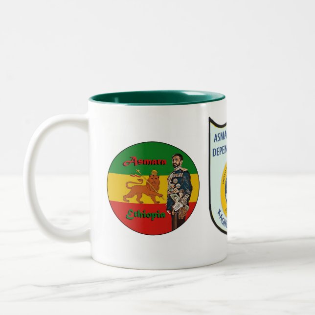 Tasse américaine d'école d'Asmara (Gauche)
