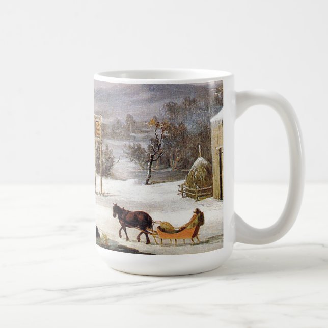 Tasse americana de boeufs de ville de Sleigh de (Droite)
