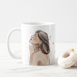 Tasse Amour de Soi Blanc et éclaboussures