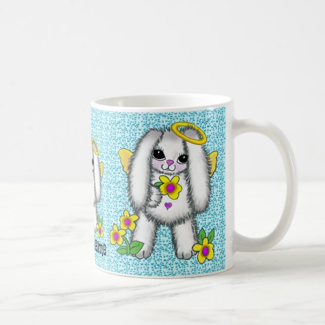 Tasse Ange Lapin de Pâques (Droite)