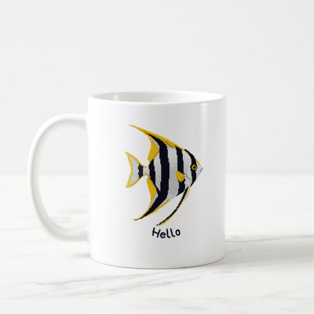 Tasse ange poisson mignon (Gauche)
