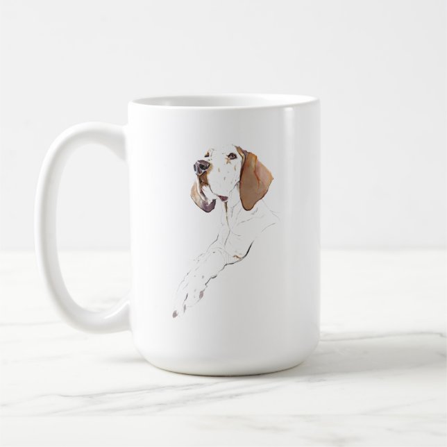 Tasse Anglais Pointer – Tasse à café pour maman de (Gauche)