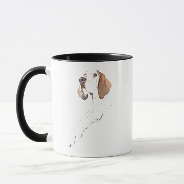 Tasse Anglais Pointer – Tasse de Café pour Maman d (Gauche)