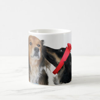 Tasse anglaise d'amour de chiot de berger